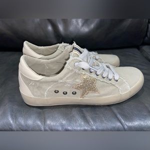 Womens Shu Shop Paula Taupe sneakers